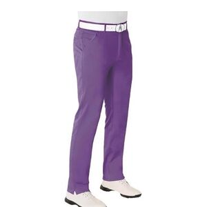 Royal and Awesome Men`s Golf Pants Purple Patch Stretch Golf Pants Size 36 / 30